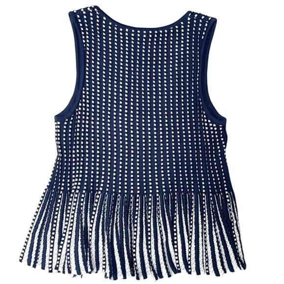 Anthropologie Moth Ostinato Peplum Sweater Tank Medium - Picture 2 of 7